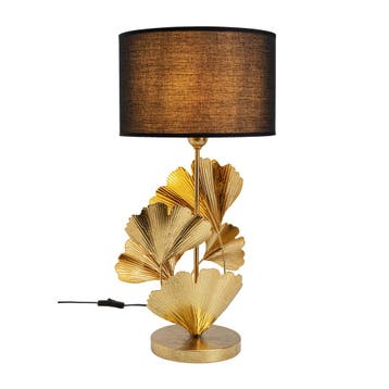 *WOONWINKEL* Kare Design Flores Gold Gouden Ginkgo Tafellamp, Verzenden, Nieuw