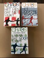 Young Adult - Fantasy - Patrick Ness Chaos Trilogie Compleet, Ophalen of Verzenden, Zo goed als nieuw