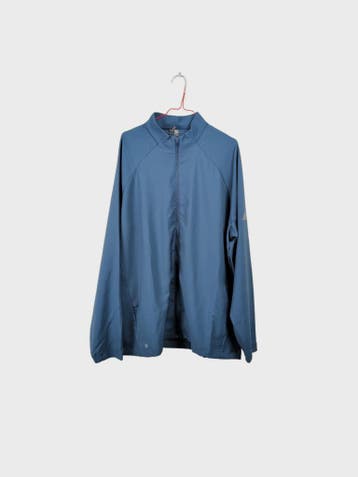 Adidas Windbreakers Dames maat XL Blauw Vintage, Ophalen of Verzenden, Nieuw