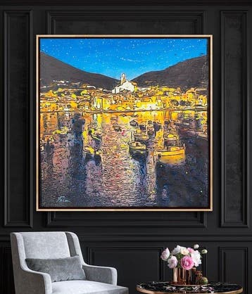 Joaquim Falco - CADAQUES AT NIGHT XXL, Antiek en Kunst