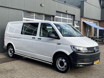 Volkswagen Transporter 2.0 TDI L2H1 DC 4Motion 150pk, Automaat, Stof, Gebruikt, Euro 6