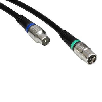 Technetix coax - 1.5 meter (Digitaal, Zwart), Verzenden, Nieuw