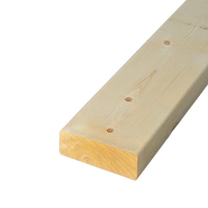 Vuren Balk Geschaafd 50x125, Doe-het-zelf en Verbouw, Hout en Planken, Vuren, 300 cm of meer, 50 mm of meer, Nieuw, Balk, Ophalen of Verzenden