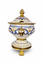 Tureen - Porselein, Glazuur, Goud, Antiek en Kunst, Antiek | Glas en Kristal