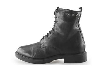 Linea Zeta Veterboots in maat 38 Zwart, Verzenden, Zwart, Overige typen, Zo goed als nieuw