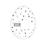 10x Sticker Paasei naam pasen (Stickers), Ophalen of Verzenden, Nieuw, Meerdere stickers
