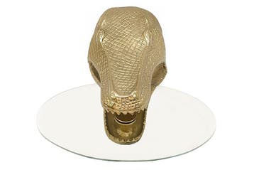 Bijzettafel WILDLIFE CROCODILE 75 cm hangende salontafel, Ophalen of Verzenden, Nieuw