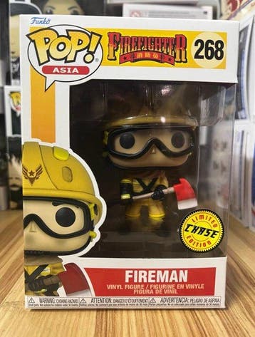 Funko - Funko Pop - Asia - Firefighter Fireman #268 | CHASE