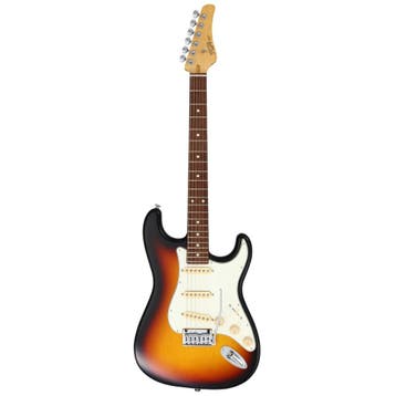 FGN Boundary ST elektrische gitaar 3-Tone Sunburst 3 FGN, Muziek en Instrumenten, Ophalen of Verzenden, Nieuw
