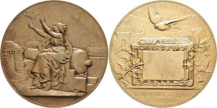 Brons medaille 1871 Frankreich Dritte Republik 1870-1940, Postzegels en Munten, Munten | Europa | Niet-Euromunten, Verzenden