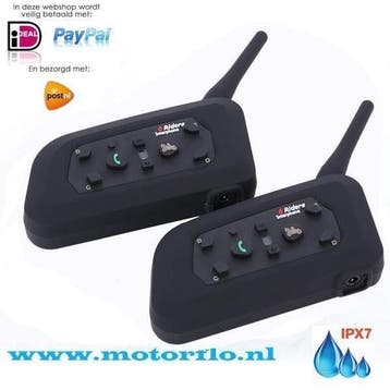 Motor intercom bluetooth interphone headset navigatie/bellen, Ophalen of Verzenden, Nieuw