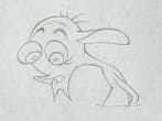 The Ren & Stimpy Show - 1 Originele animatietekening uit de, Cd's en Dvd's, Nieuw in verpakking