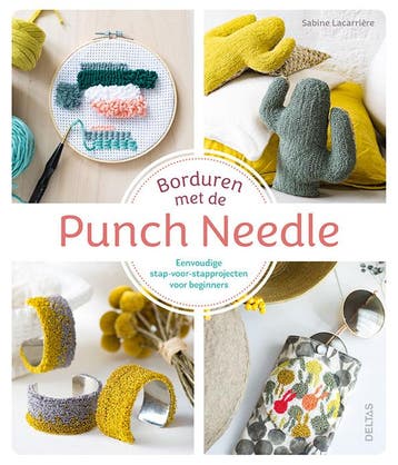 Borduren met de punch needle 9789044756227 Sabine Lacarriere, Verzenden, Zo goed als nieuw, Sabine Lacarriere