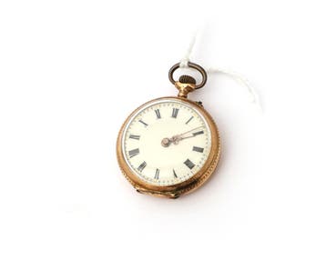 Een 14 krt. gouden zakhorloge, 20e eeuw