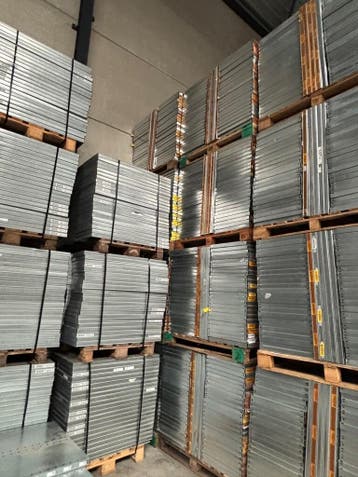 Beginsectie gebruikte Nedcon legbordstelling 2000x1220x400