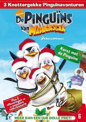 De Pinguins Van Madagascar - Kerst Met De Pinguins (dvd, Ophalen of Verzenden, Zo goed als nieuw