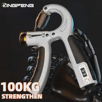 Verstelbare Handknijper 10-100kg: Krachttraining voor Sterke, Sport en Fitness, Verzenden, Nieuw