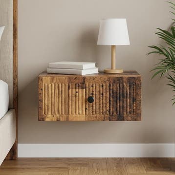 vidaXL Nachtkastje Oud hout 49 x 34,5 x 20 cm Bewerkt hout, Minder dan 45 cm, Verzenden, Nieuw, Minder dan 55 cm