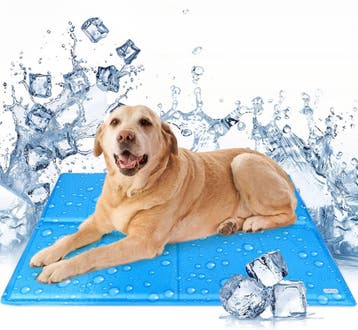 Nobleza Koelmat voor honden en katten - 70x110cm - Blauw •, Verzenden, Zo goed als nieuw
