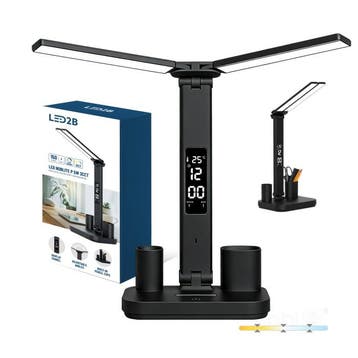 LED2B NOBLITE P bureaulamp 5W 3CCT zwart dimbaar oplaadbaar, Ophalen of Verzenden, Nieuw