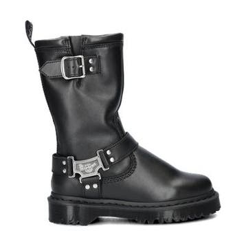 Dr. Martens Anistone bikerboots voor dames in het Zwart, Kleding | Dames, Verzenden, Zwart, Lage of Enkellaarzen, Nieuw