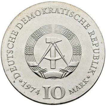 Duitsland. 10 Mark 1974 - PCGS MS67