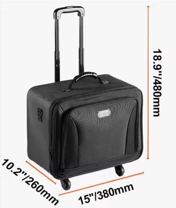 Rollende Make-up Koffer Grote Organizer met Wielen, Verzenden, Nieuw