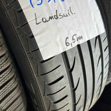 2 x Landsail 195-60-15 Zomerbanden 6,5mm, Gebruikt, 15 inch, Ophalen of Verzenden, Band(en)