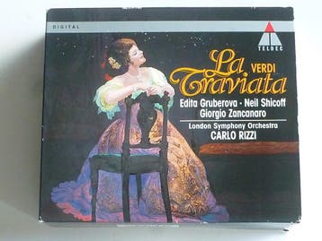 Verdi - La Traviata / Gruberova, Carlo Rizzi (2 CD), Cd's en Dvd's, Ophalen of Verzenden, Zo goed als nieuw