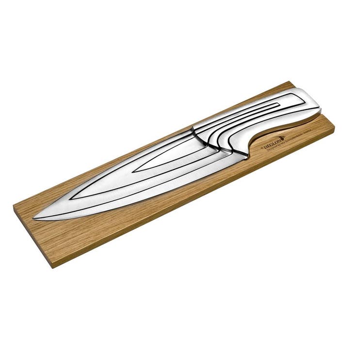 Déglon Messenset – Eikenhouten Basis – Duurzaam Design, Huis en Inrichting, Keuken | Bestek, Nieuw, Hout, Ophalen of Verzenden