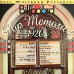cd - Various - Billboard Pop Memories - The 1920s, Verzenden, Zo goed als nieuw