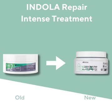 Indola Intense Repair Mask - 250ml, Ophalen of Verzenden, Nieuw, Haarverzorger of -hersteller
