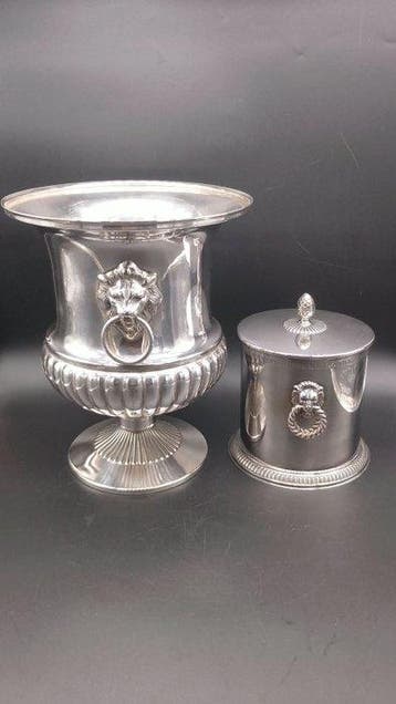 Champagne koeler (2) - Verzilverd