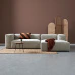*WOONWINKEL* Beige Bank Met Chaise Longue Rechts, Verzenden, Nieuw