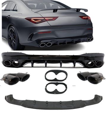 Diffuser | geschikt voor Mercedes-Benz | CLA-klasse Coupé 19, Verzenden, Nieuw, Mercedes-Benz