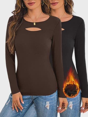 Dames Ribgebreide Longsleeve met Asymmetrische Halslijn - Sl, Verzenden, Nieuw