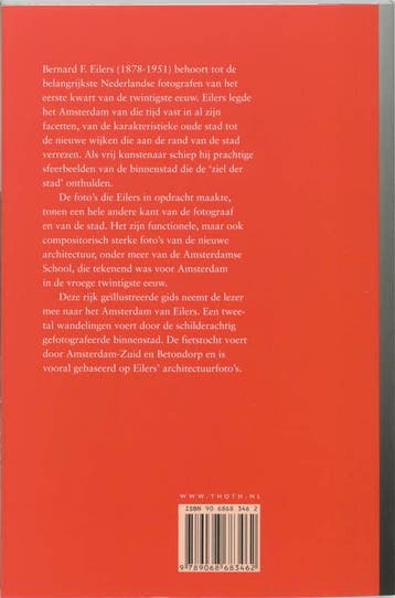 BERNARD F.EILERS fotograaf van Amsterdam 9789068683462, Boeken, Verzenden, Gelezen, B. Dokter