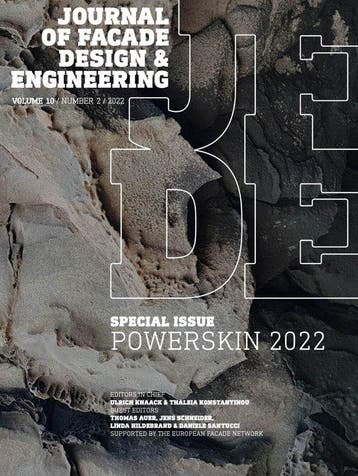 9789083271323 Journal of Facade Design and Engineering - ..., Verzenden, Nieuw