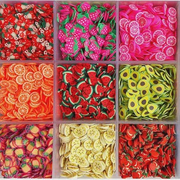 1000x Polymeer Klei Fruit Schijfjes - DIY Sieraden, Epoxy &, Verzenden, Nieuw