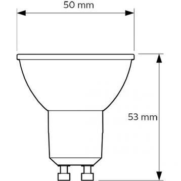 PHILIPS - LED Spot - CorePro 840 36D - GU10 Fitting - 3.5W -, Ophalen of Verzenden, Nieuw, Overige fittingen, Plafondspot of Wandspot