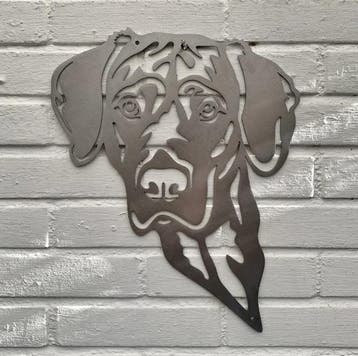 Tuindecoratie Hondenras vizsla | formaat 42.6 cm x 29.8 cm, Verzenden, Nieuw