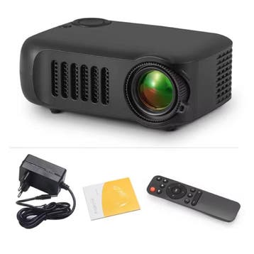 A2000 Mini Projector - 1000 Lumen - Screen Mirroring Beamer, Audio, Tv en Foto, Diaprojectors, Verzenden, Nieuw