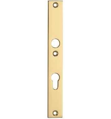 SKG3 rechthoekig smal schild PC72 binnen messing ongelakt, Verzenden, Nieuw