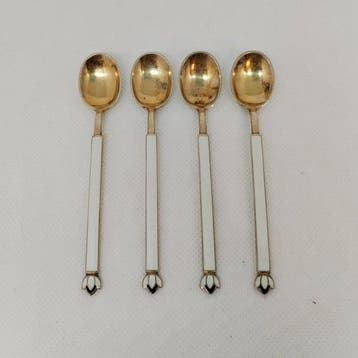 Koffielepel (4) - .925 zilver