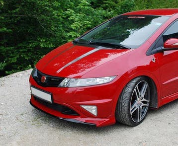 SK-Import Voorlip Mugen Style Polyester Honda Civic, Honda, Voor, Nieuw, Ophalen of Verzenden