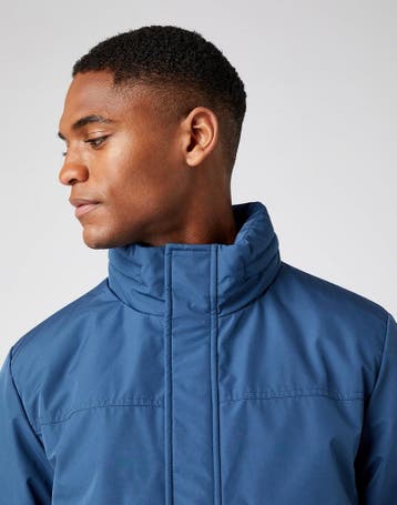 2dekans | Wrangler Western Tech JKT – Donker Denim –, Kleding | Heren, Ophalen of Verzenden, Zo goed als nieuw, Wrangler Western Tech JKT