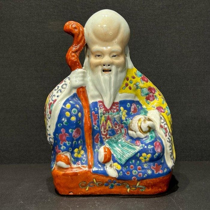 Shou lau figuur - Porselein - China (Zonder minimumprijs), Antiek en Kunst, Antiek | Overige Antiek