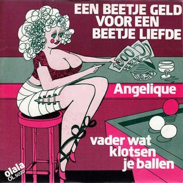 vinyl single 7 inch - Angelique - Een Beetje Geld Voor Ee..., Verzenden, Zo goed als nieuw, 7 inch, Pop