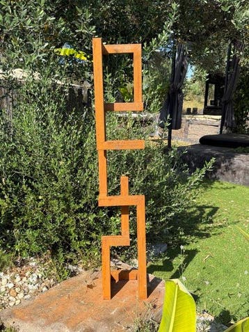 Ana Lucia B.M - Sculpture Corten - XXL - NO Reserve