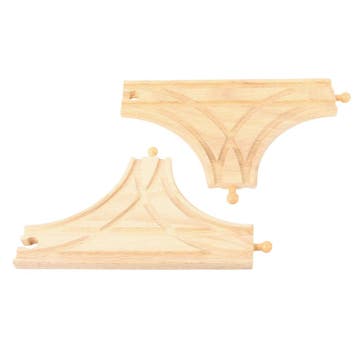 BigJigs houten treinrails T-splitsi van €9,99 voor €5,00, Ophalen of Verzenden, Nieuw